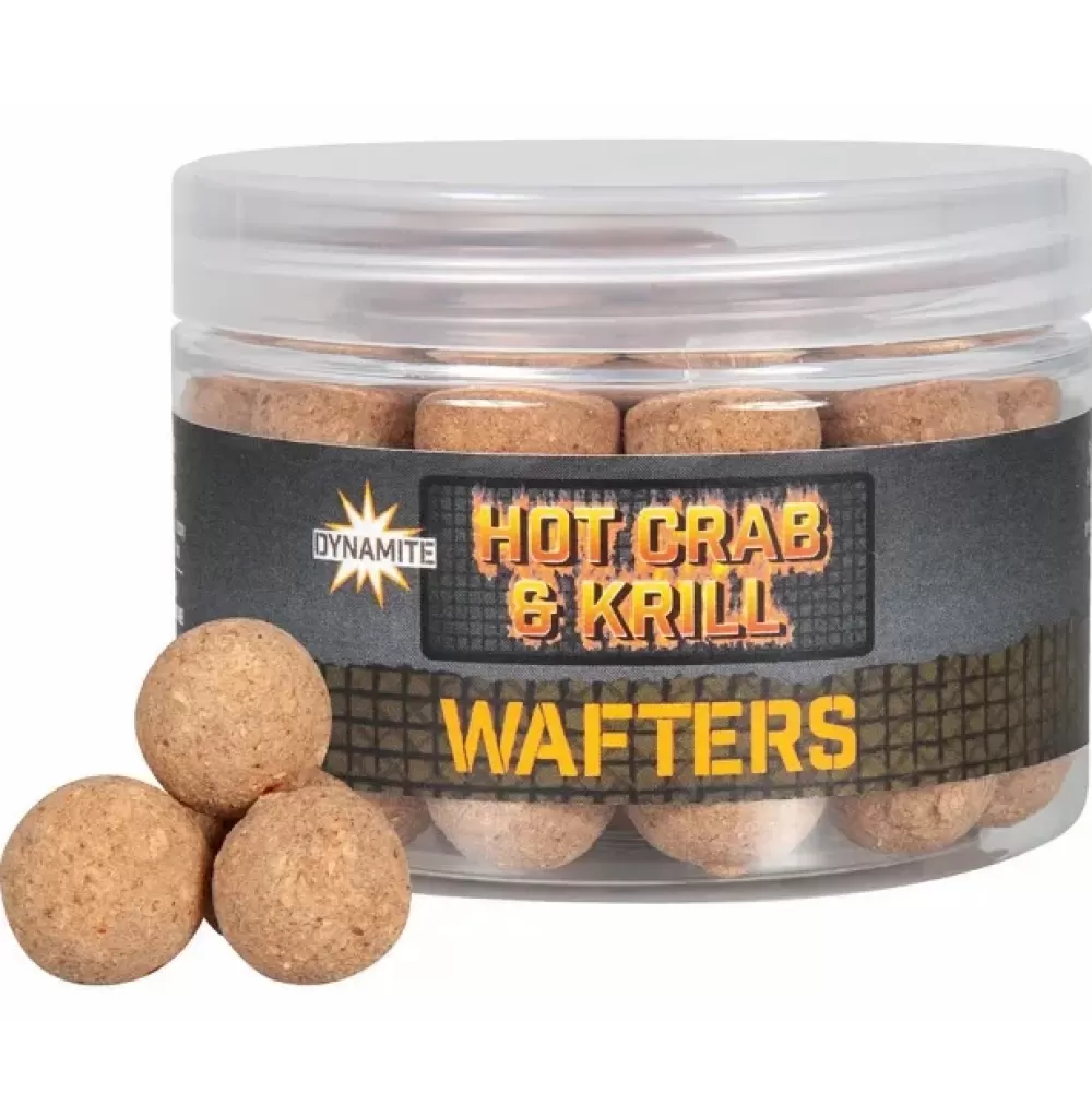Dynamite Baits Hot Crab & Krill Wafters- Bait & Additives
