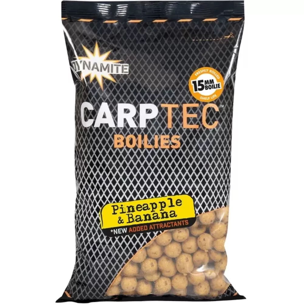 Dynamite Baits Dynamite Carp-Tec Pineapple & Banana Boilies- Bait & Additives
