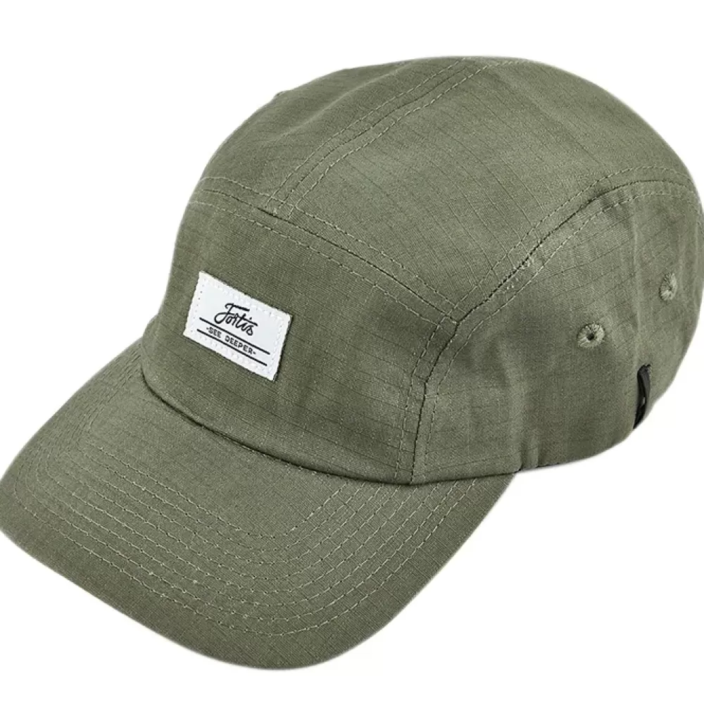 Fortis Eyewear Fortis 5 Panel Olive Fishing Hat- Clothing