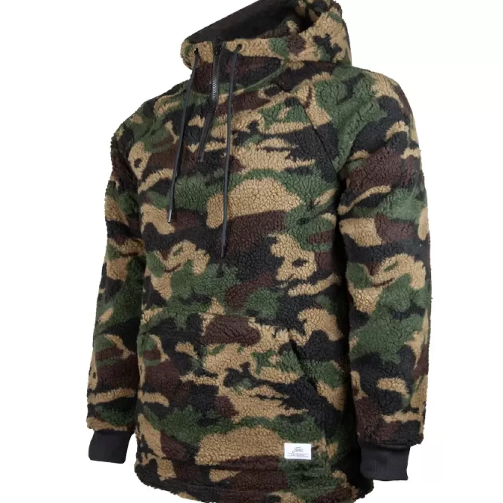 Fortis Eyewear Fortis Sherpa Camo Fishing Fleece- Clothing