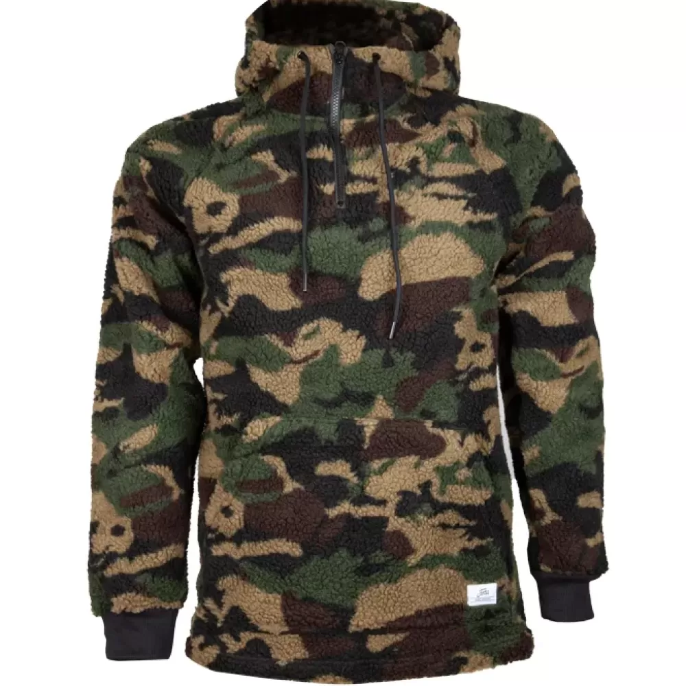 Fortis Eyewear Fortis Sherpa Camo Fishing Fleece- Clothing