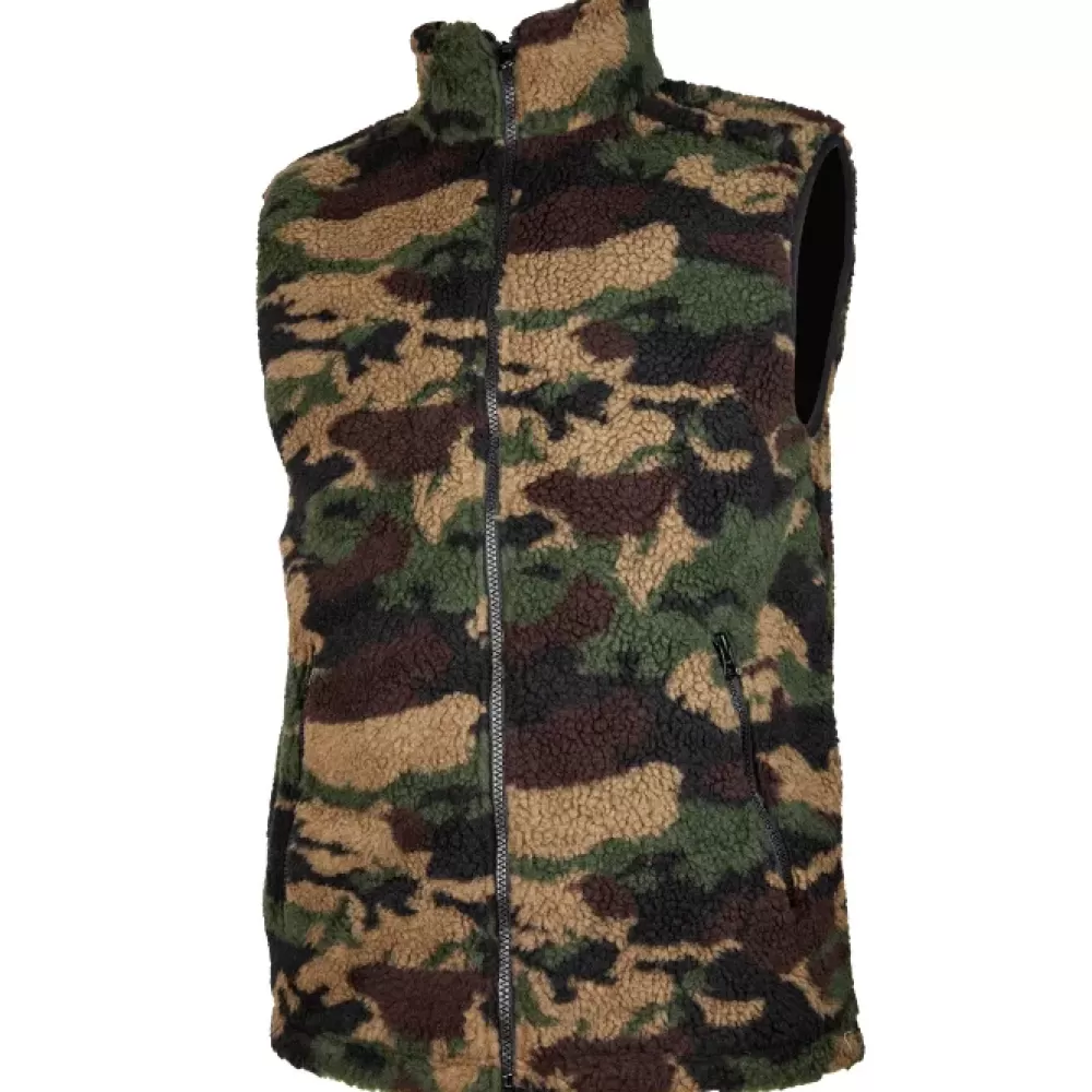 Fortis Eyewear Fortis Sherpa Fishing Gilet Camo- Clothing