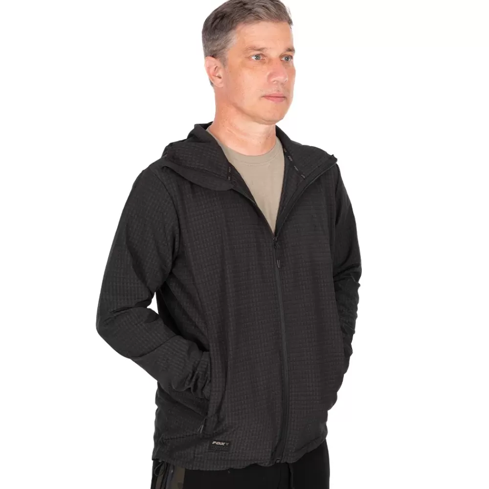 Fox Black Premium Mid Layer Jacket- Clothing