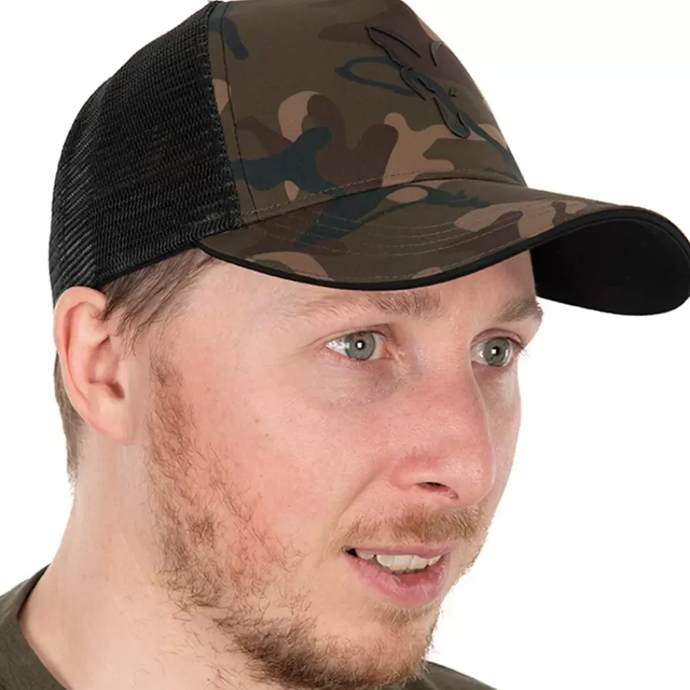 Fox Camo Fishing Trucker Cap- Clothing