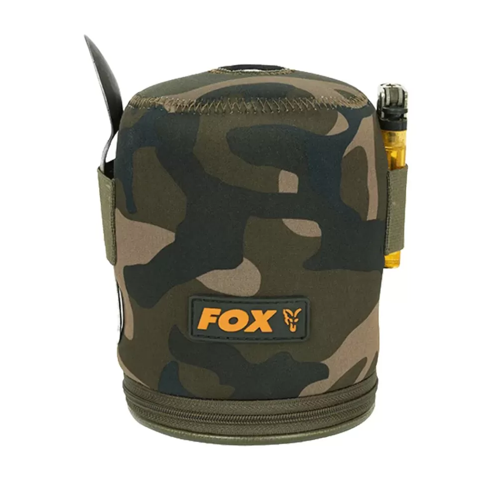 Fox Camo Gas Cannister Fishing Cover- Cooking Equipment