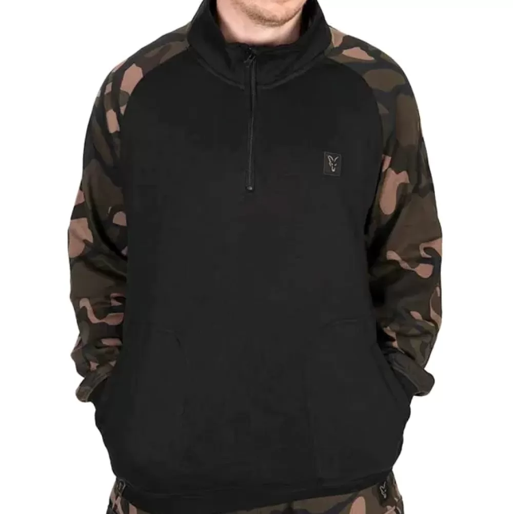 Fox Camo Logo Lightweight Quatre Zip Fleece- Clothing