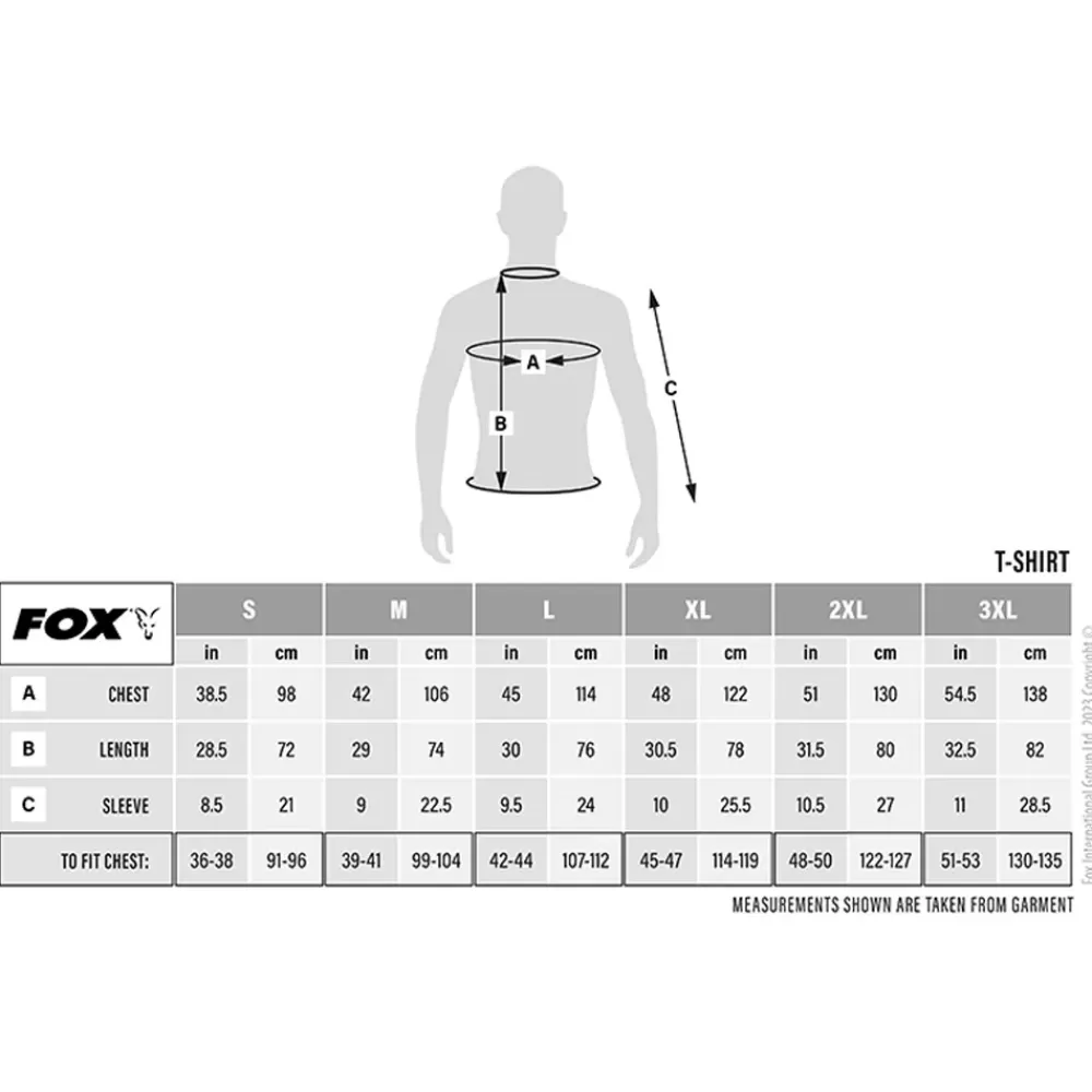 Fox Camo Logo Outline Khaki T-Shirt- Clothing