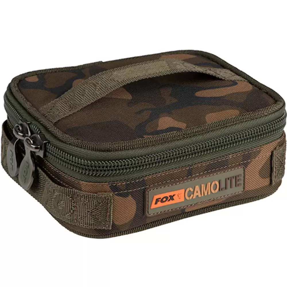 Fox Camolite Compact Rigid Lead & Bits Fishing Bag- Luggage