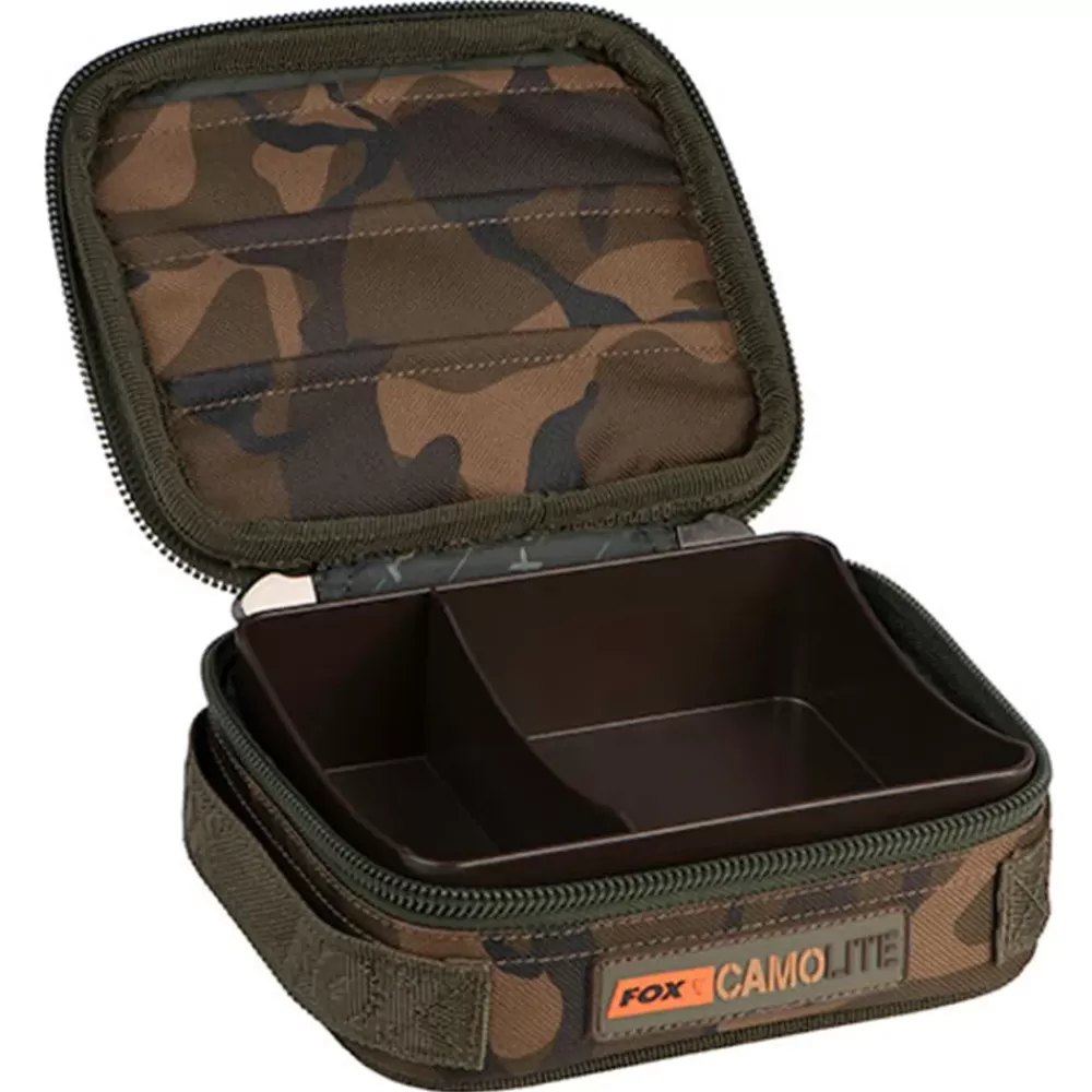 Fox Camolite Compact Rigid Lead & Bits Fishing Bag- Luggage