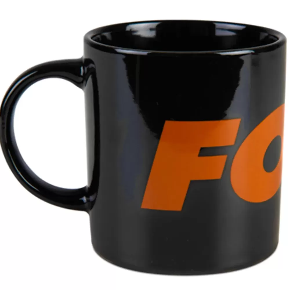 Fox Collection Black & Orange Ceramic Mug- Cooking Equipment