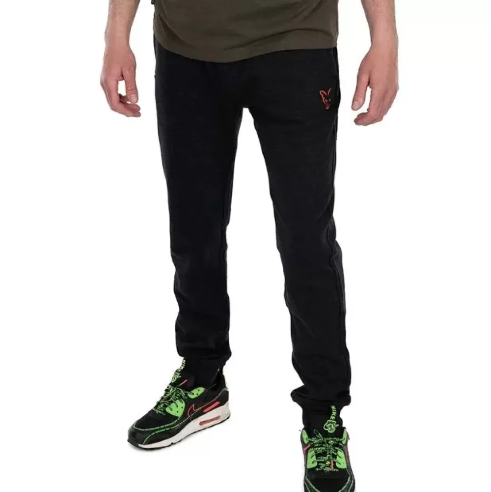 Fox Collection Black & Orange Lightweight Fishing Joggers- Clothing
