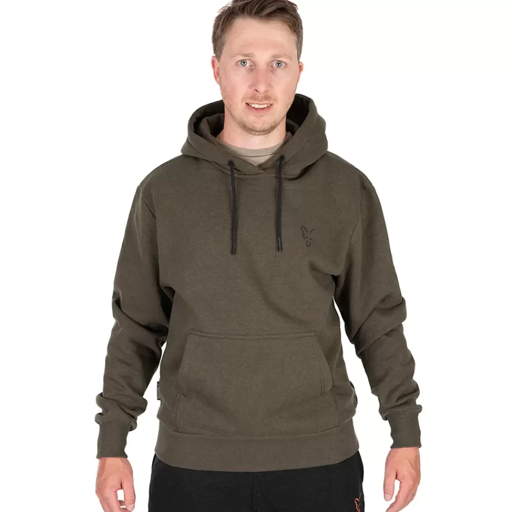 Fox Collection Green & Black Fishing Hoodie- Clothing