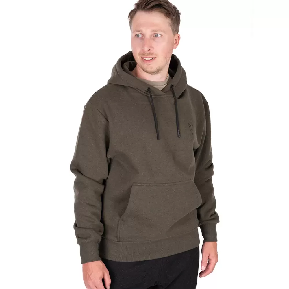 Fox Collection Green & Black Fishing Hoodie- Clothing