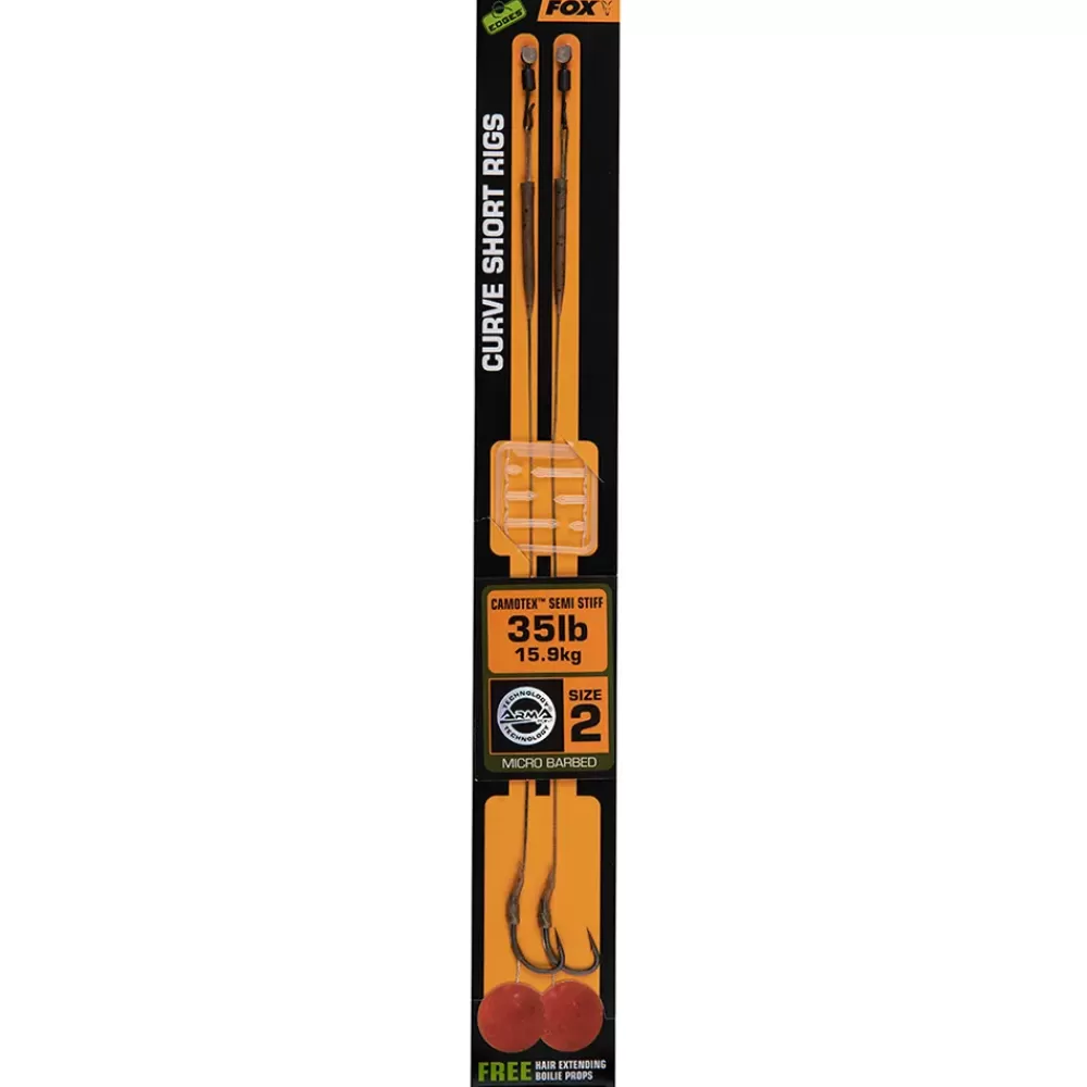 Fox Edges Curve Short Camotex Semi Stiff Rigs- Rigs