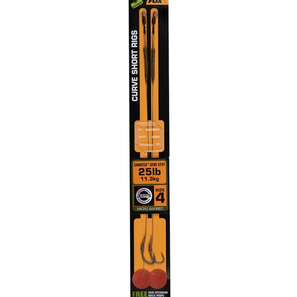 Fox Edges Curve Short Camotex Semi Stiff Rigs- Rigs