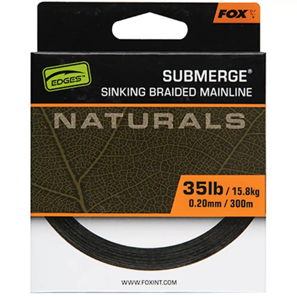 Fox Edges Naturals Submerge Fishing Braided Mainline- Line