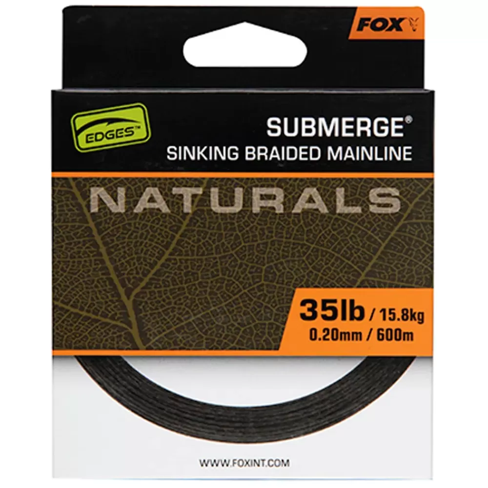 Fox Edges Naturals Submerge Fishing Braided Mainline- Line
