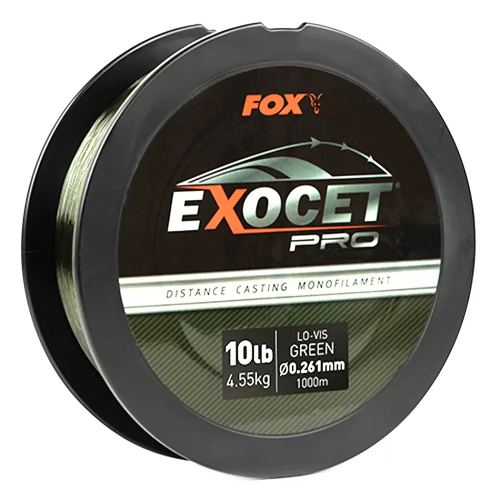 Fox Exocet Pro Lo-Vis Green Fishing Mono Line 1000m- New Arrivals | Line