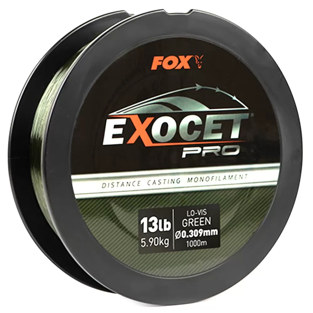 Fox Exocet Pro Lo-Vis Green Fishing Mono Line 1000m- New Arrivals | Line