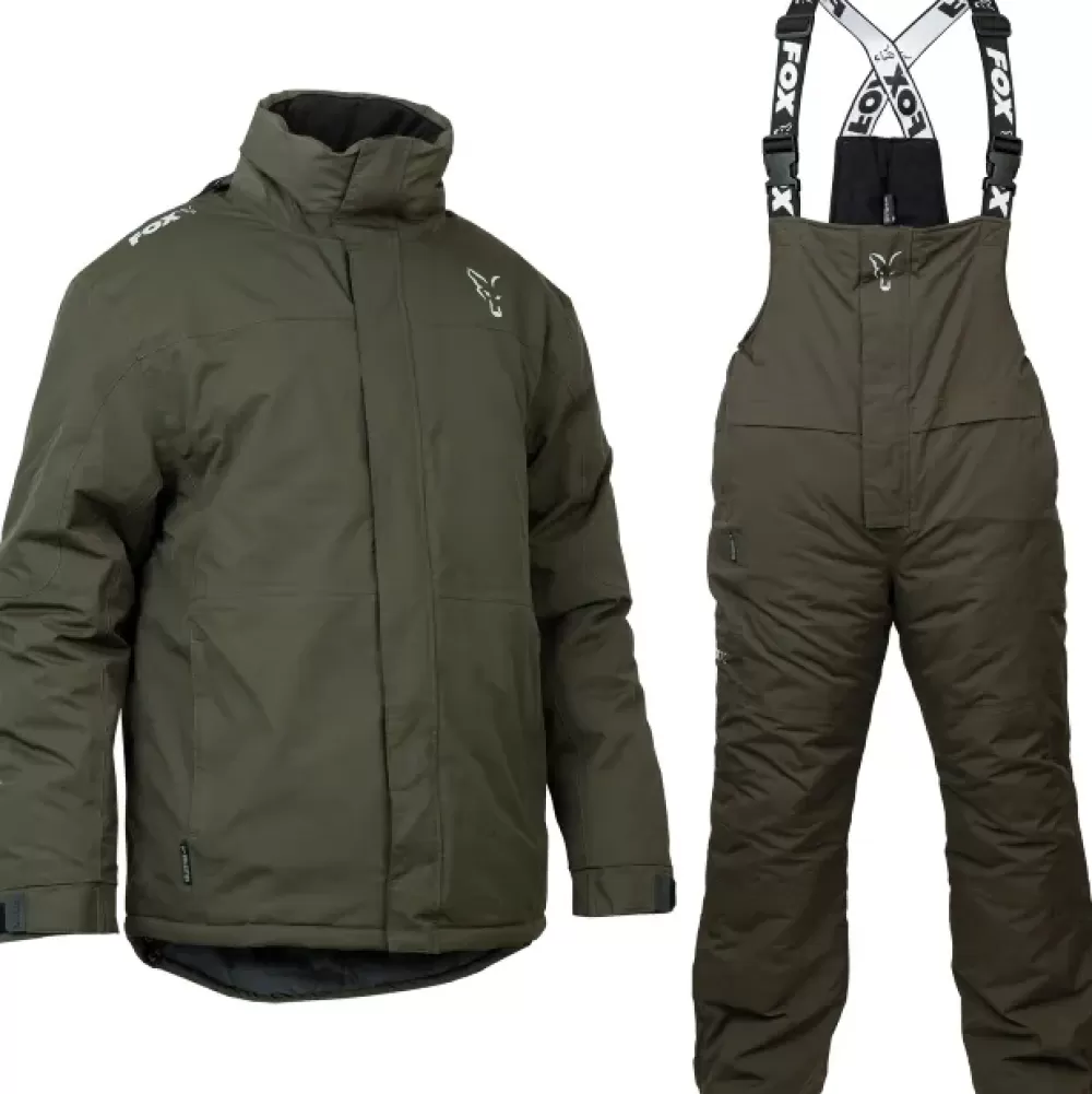 Fox Green & Silver Winter Fishing Suit