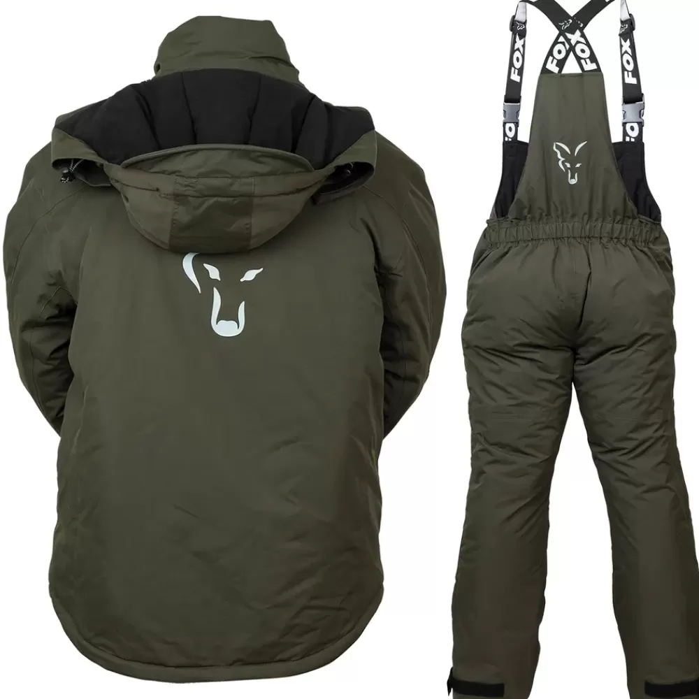 Fox Green & Silver Winter Fishing Suit