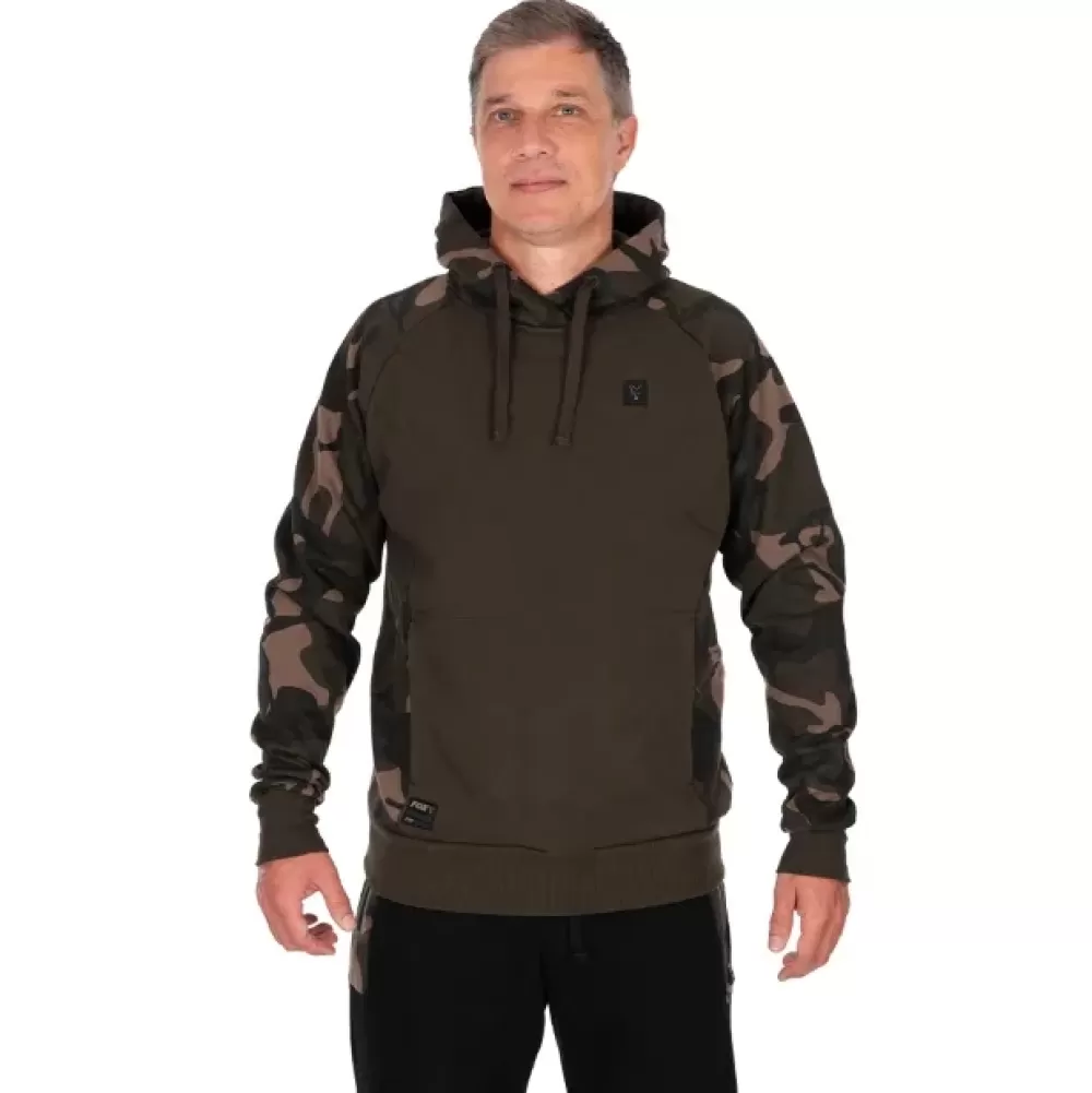 Fox Khaki / Camo Pullover Premium 310 Hoodie- Clothing
