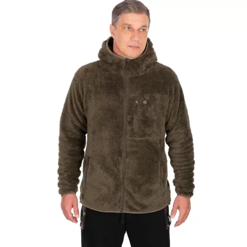 Fox Khaki HD Premium Full Zip Teddy Jacket- Clothing