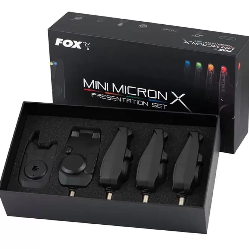 Fox Mini Micron X Fishing Bite Alarm Set- New Arrivals | Bite Alarms