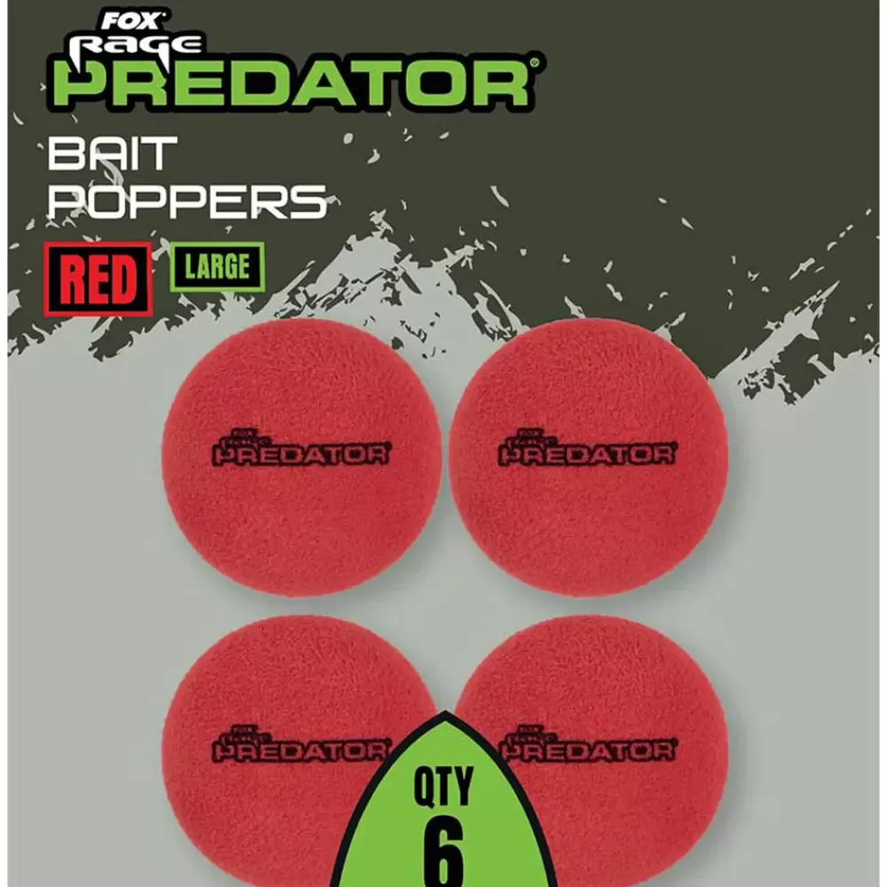 Fox Rage Predator Bait Poppers - Red