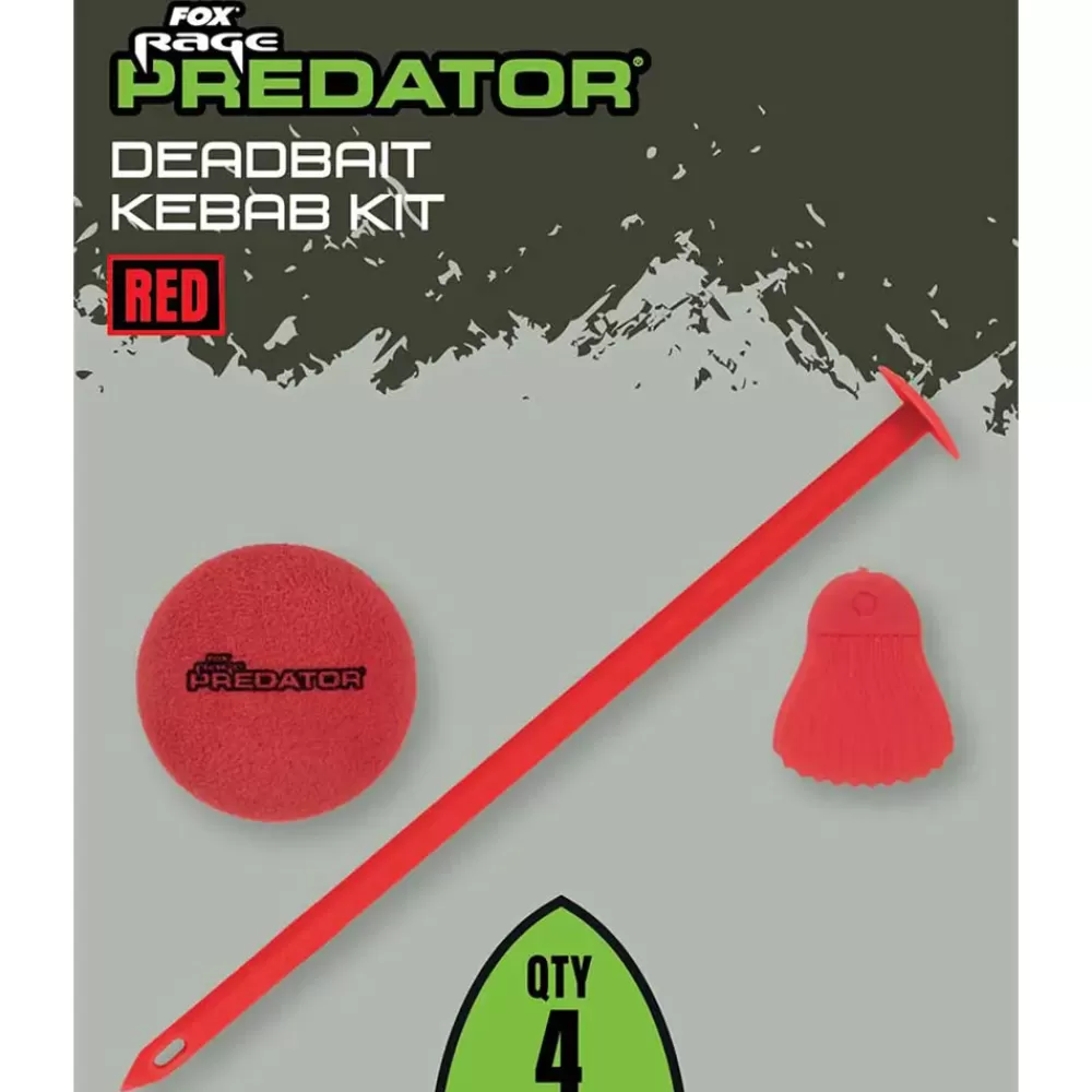 Fox Rage Predator Deadbait Kebab Kit - Red