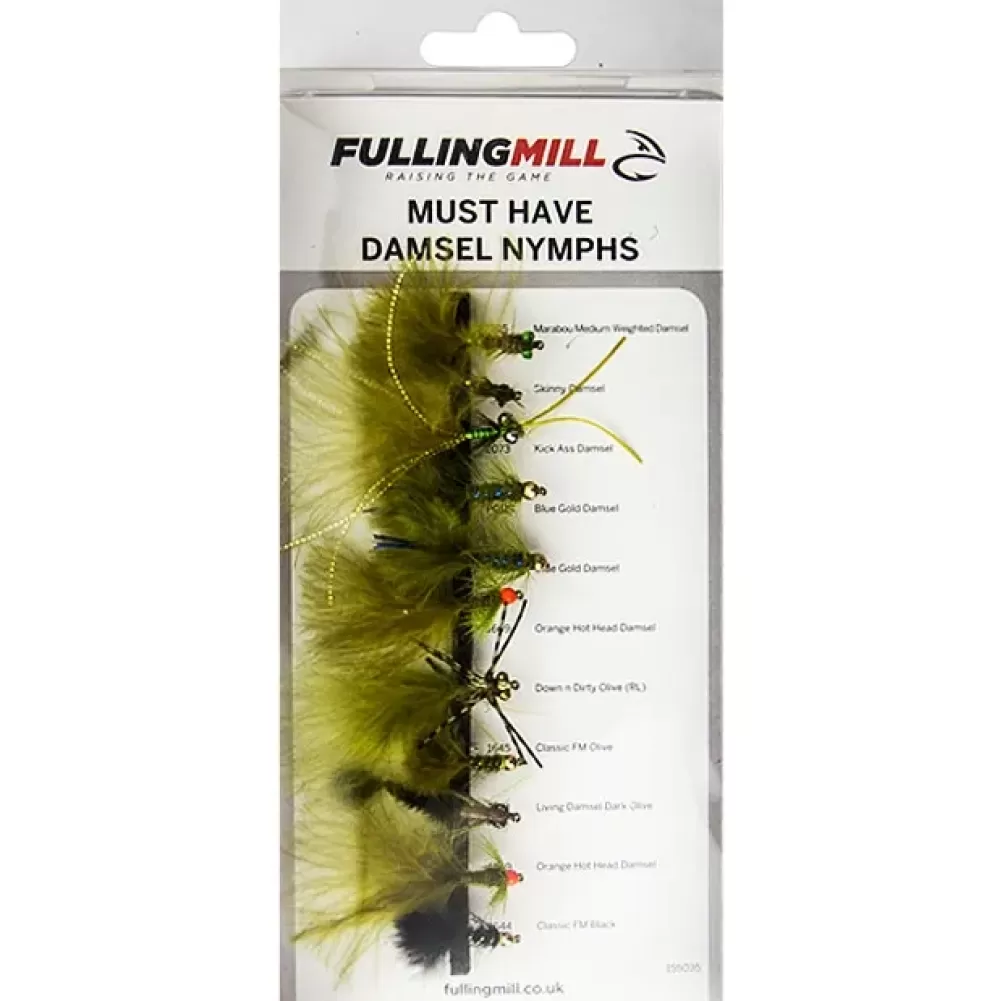 Fulling Mill Must Have Damsel Nymphs 11 Flies