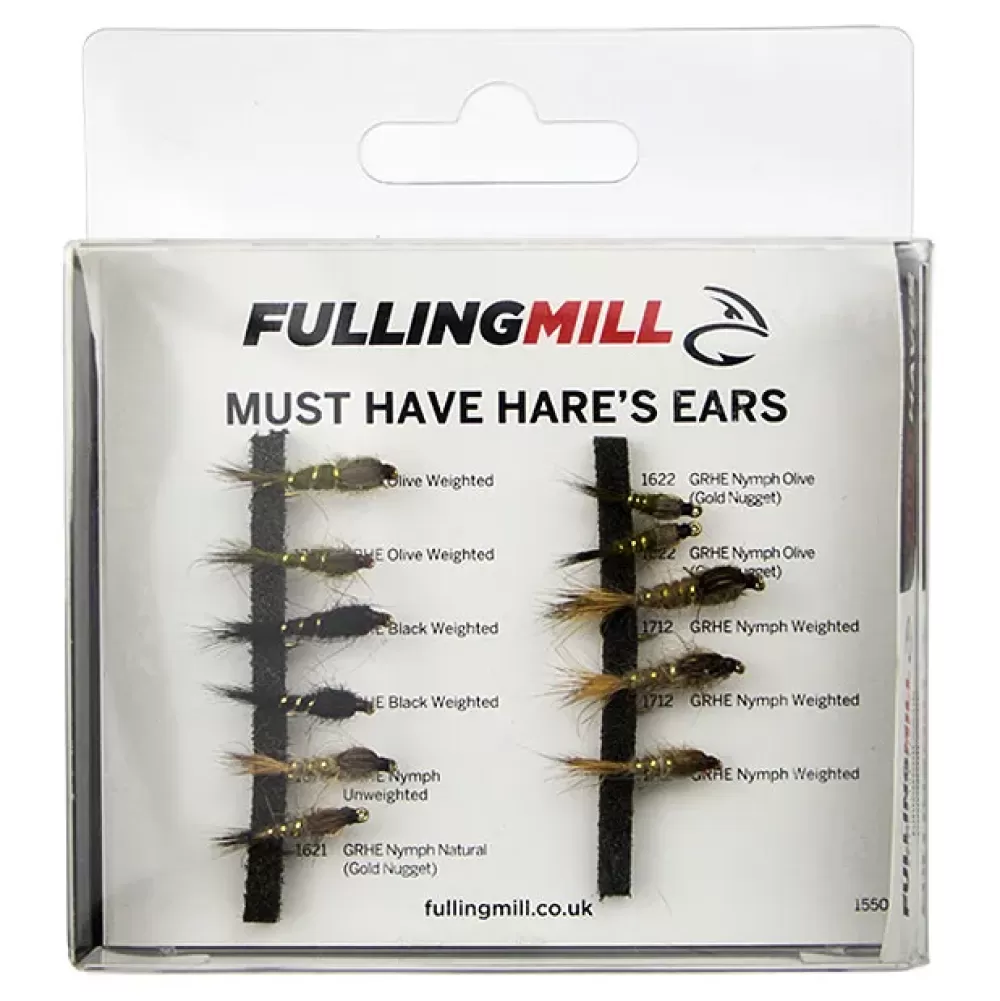 Fulling Mill Must Have Hares Ears 11 Flies