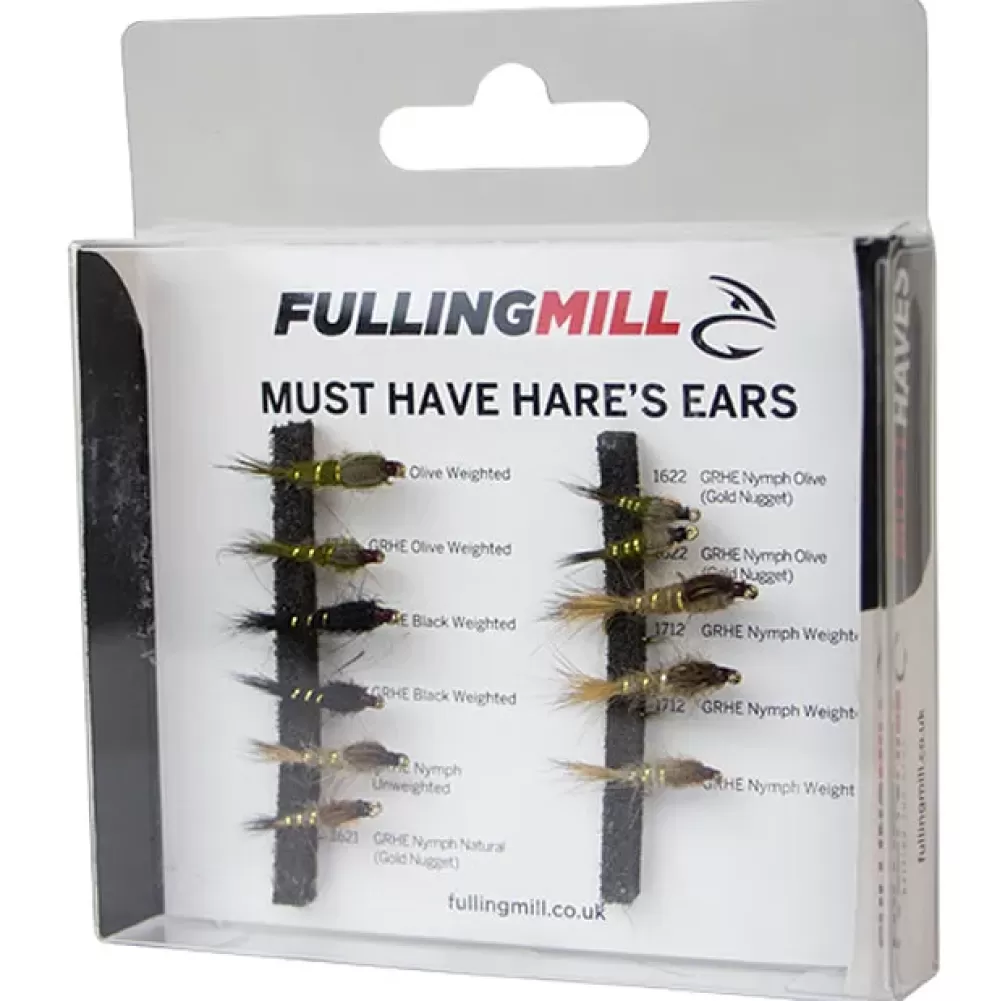 Fulling Mill Must Have Hares Ears 11 Flies