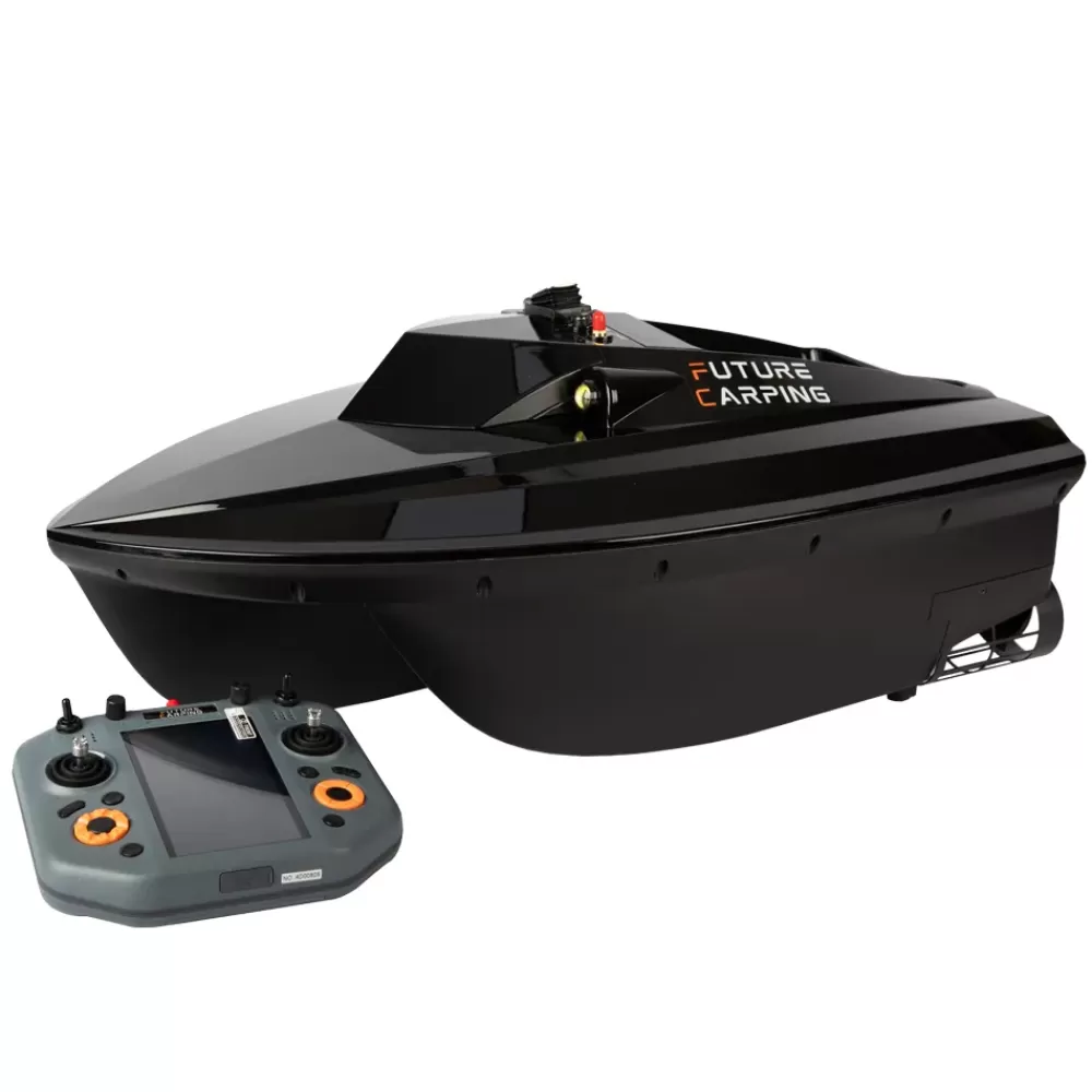 Future Carping V60 All In One Bait Boat - Black- Bait Boats