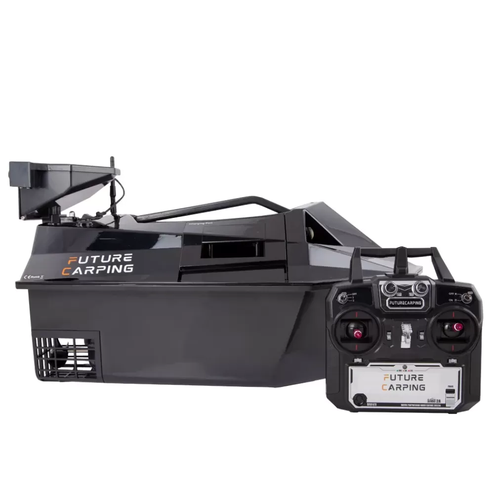 Future Carping V70 Black Fishing Bait Boat