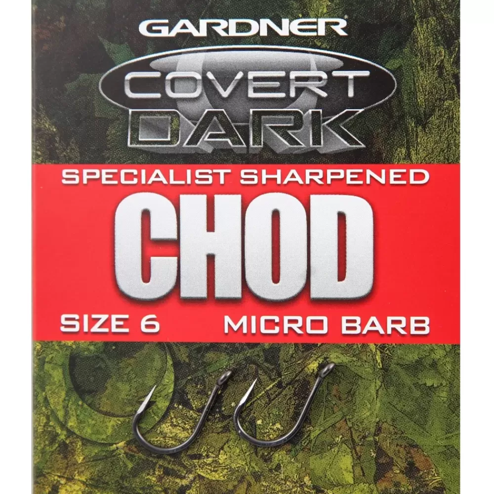 Gardner Specialist Sharpened Covert Dark Chod Hooks
