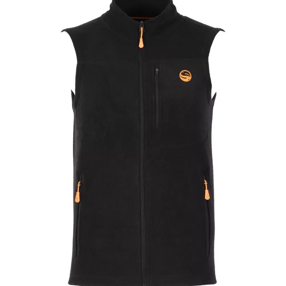 Guru Black Fleece Gilet
