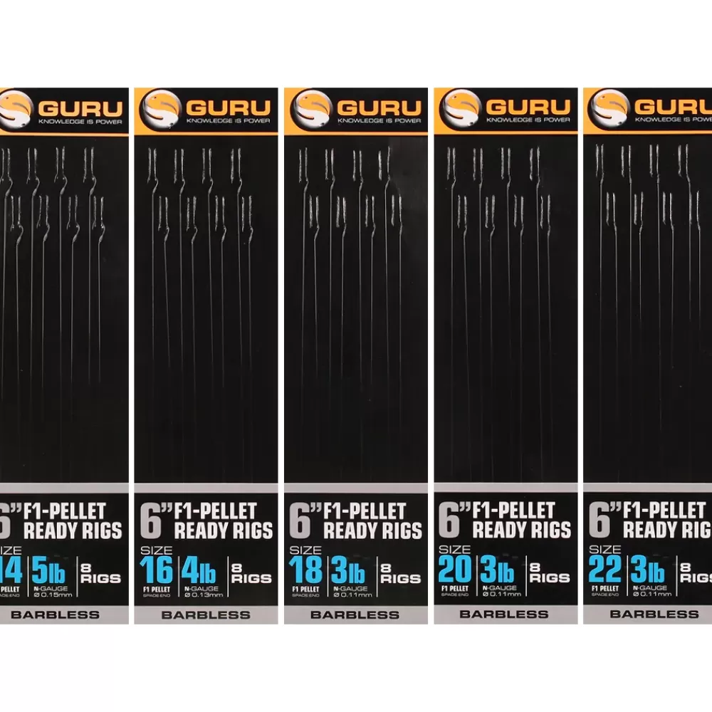 Guru F1 Pellet Pole Fishing Rig 6 Inch