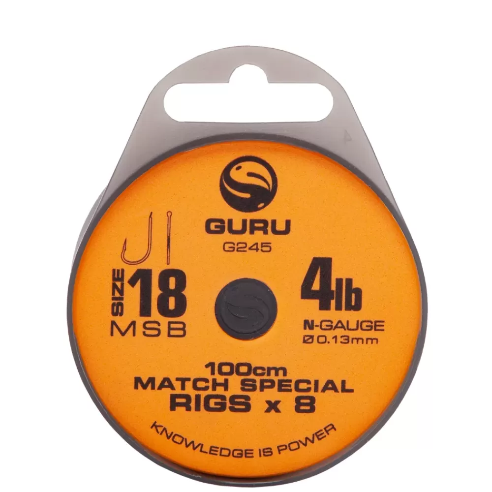 Guru Match Special Fishing Ready Rigs 1m