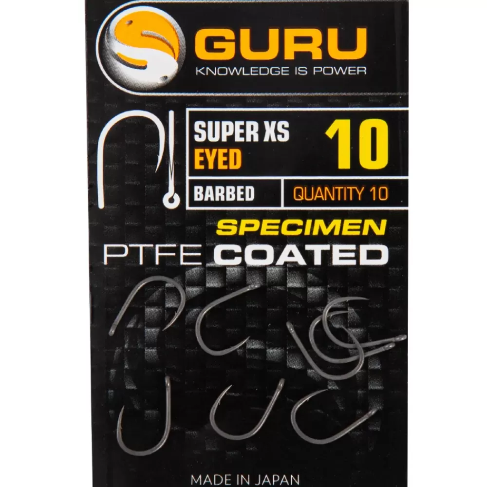 Guru Super XS Eyed Hooks Barbed