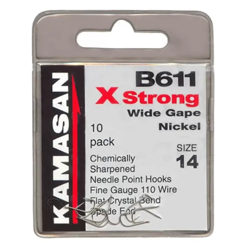 Kamasan B611 Barbed Fishing Hooks