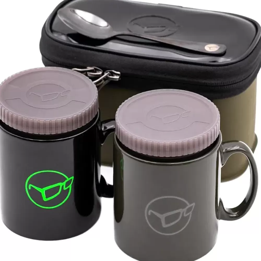 Korda Compac 2 Piece Fishing Tea Set- Cooking Equipment