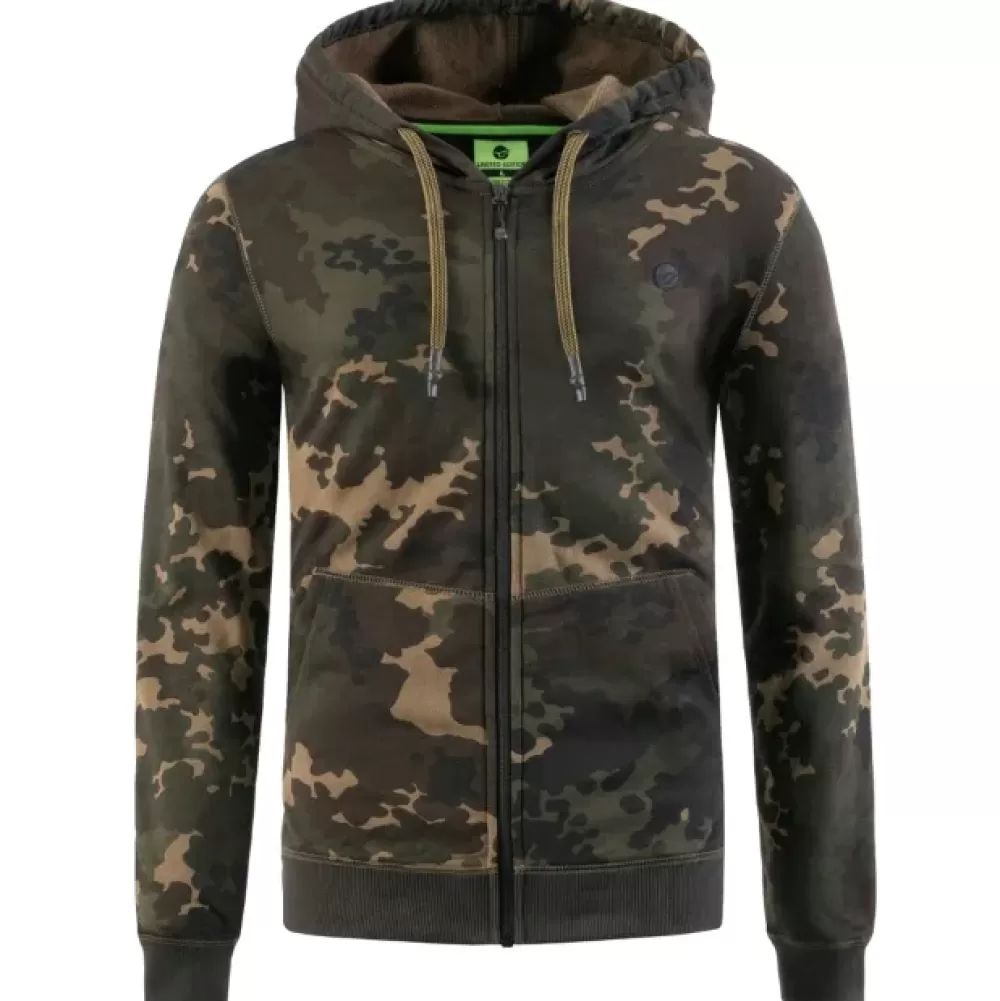 Korda Dark Kamo Zip Hoodie- Clothing