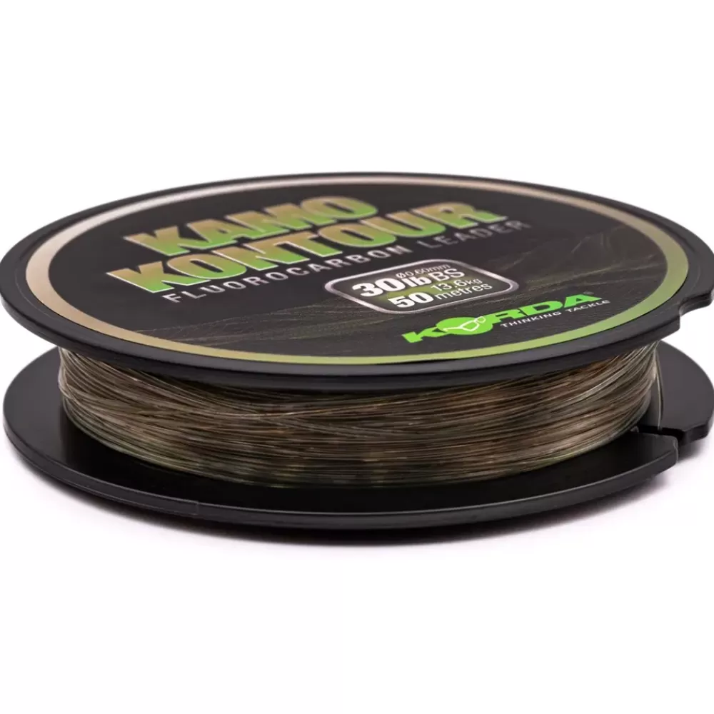 Korda Kamo Kontour Fishing Fluorocarbon Leader 50m- Line