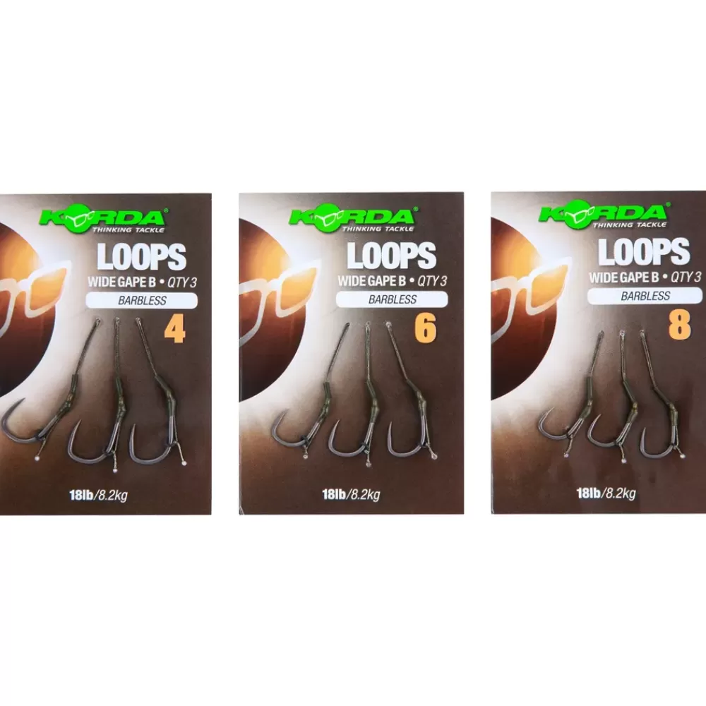 Korda Loop DF Wide Gape Rigs- Rigs
