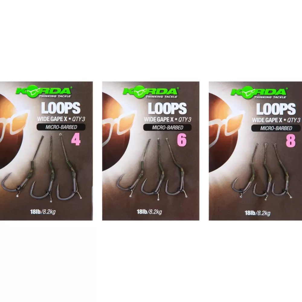 Korda Loop DF Wide Gape X Rigs- Rigs