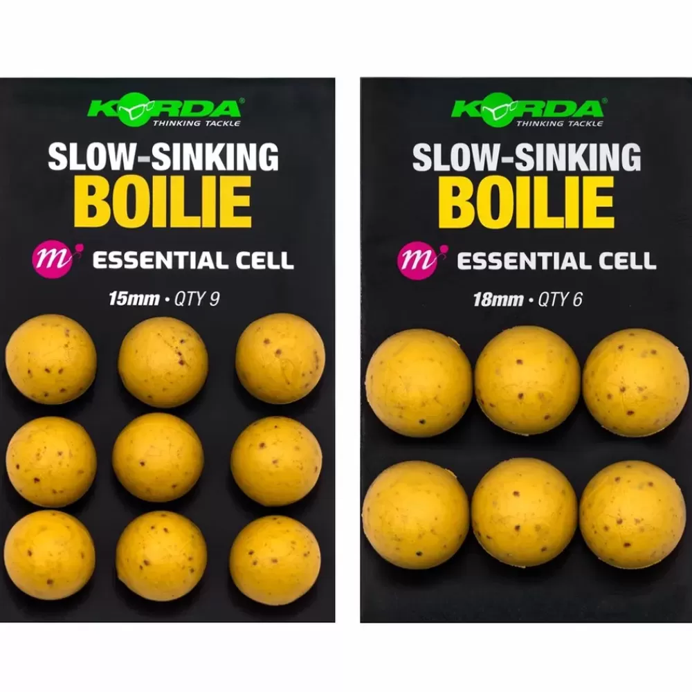 Korda Slow Sinking Boilie - Essential Cell- Bait & Additives
