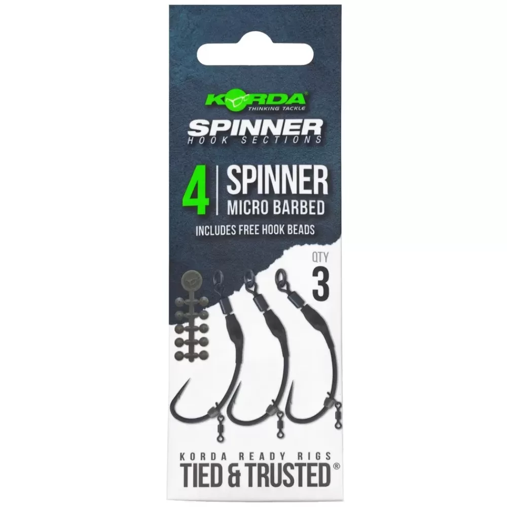 Korda Spinner Rig Hook Sections- Terminal Tackle