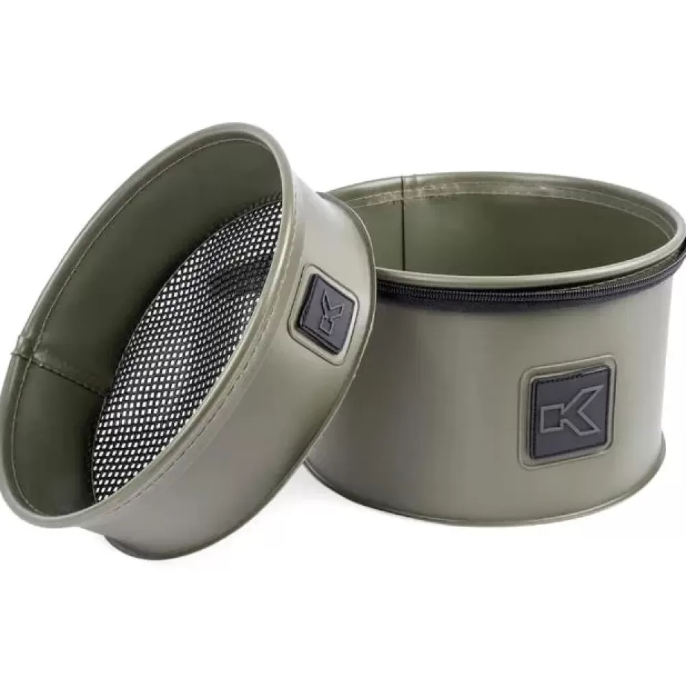 Korum EVA Round Groundbait Bowl & Riddle Set