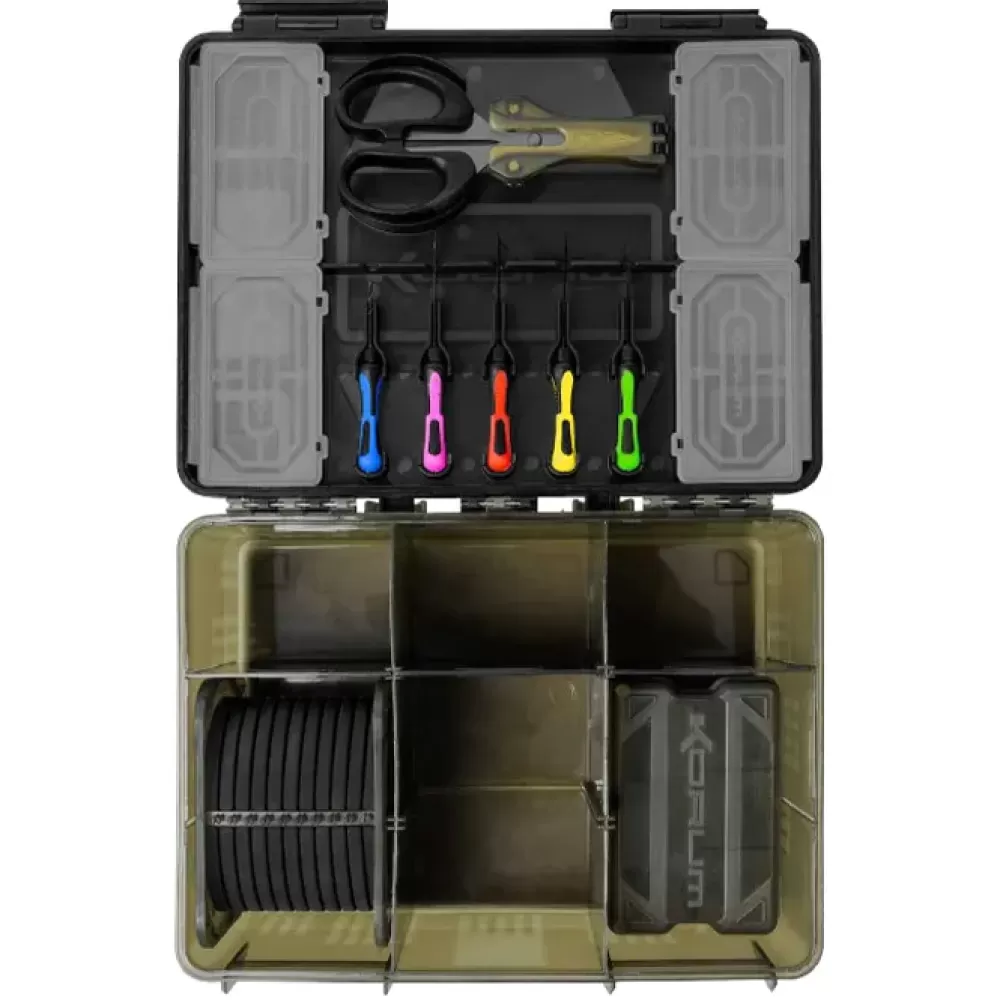 Korum Fully Loaded Fishing Tackle Box